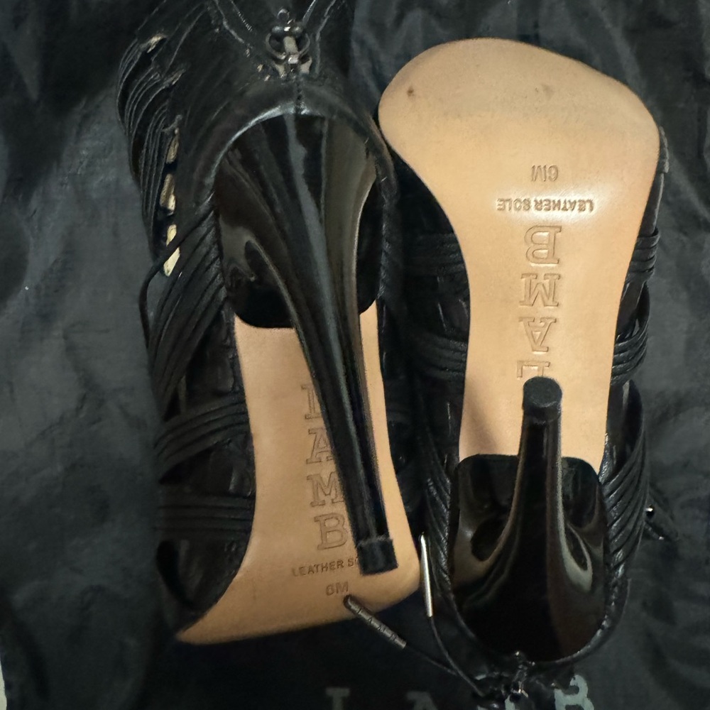 L.A.M.B. Black Women's Heels